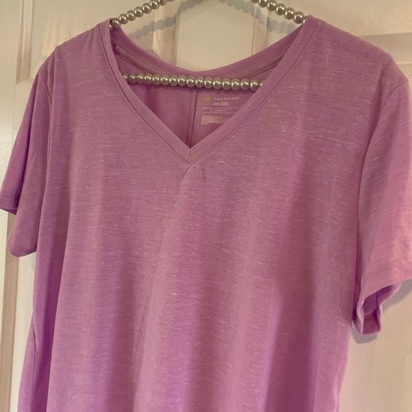 Tek Gear Lilac DryTek Space Dye Short Sleeve Tee - Picture 2 of 4